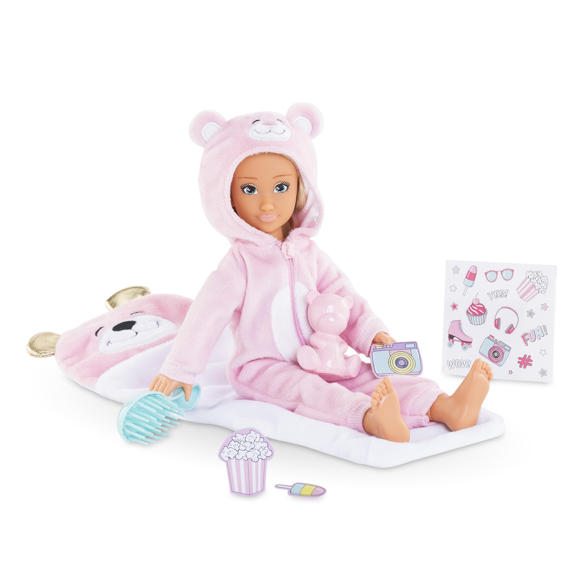 corolle-girls-valentine-pyjama-party-poup-e-mannequin-28-cm-pyjama image 7