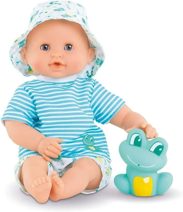 corolle-mon-premier-b-b-bain-marin-30-cm-jouet-grenouille image 1