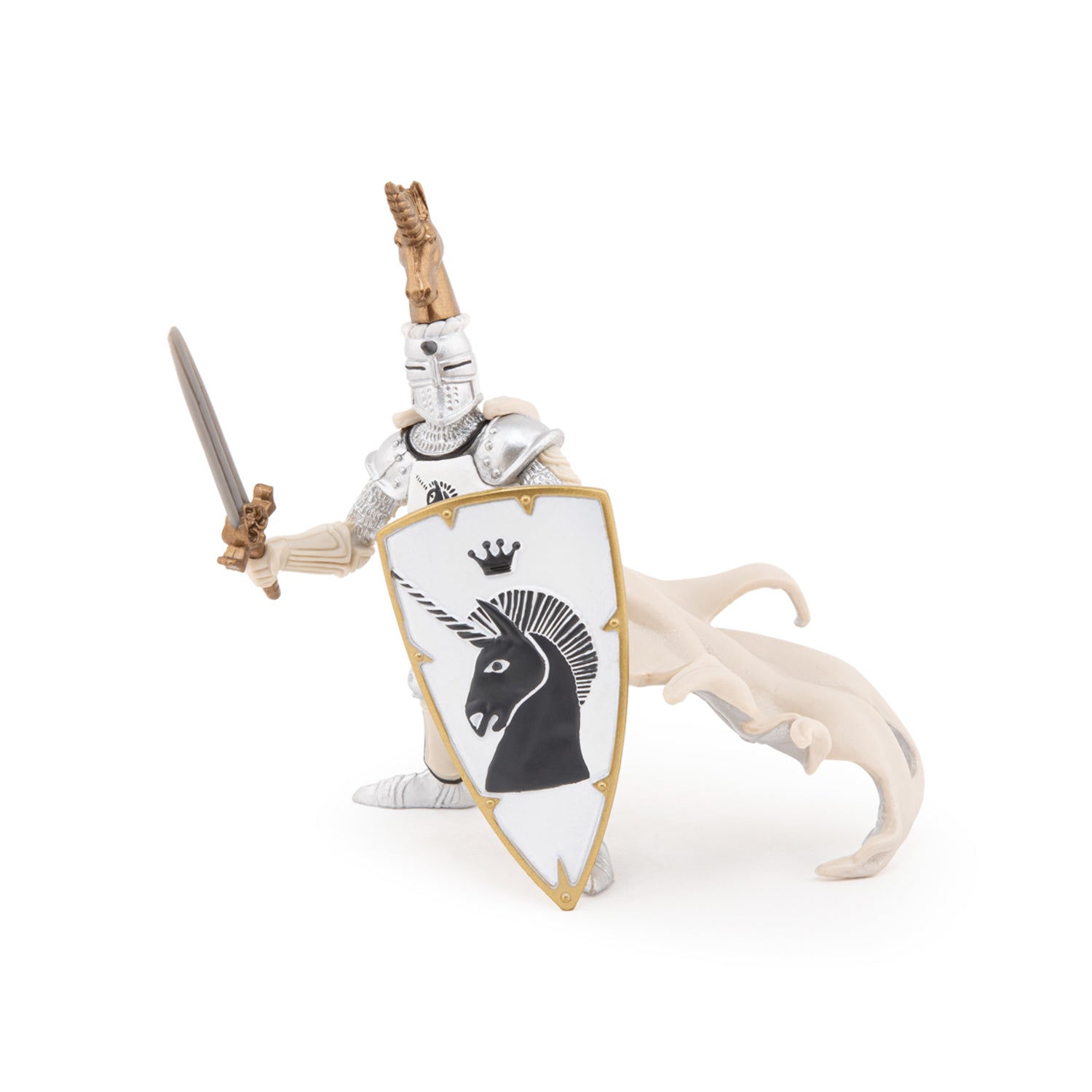 papo-medieval-ma-tre-des-armes-cimier-licorne-chevalier image 2