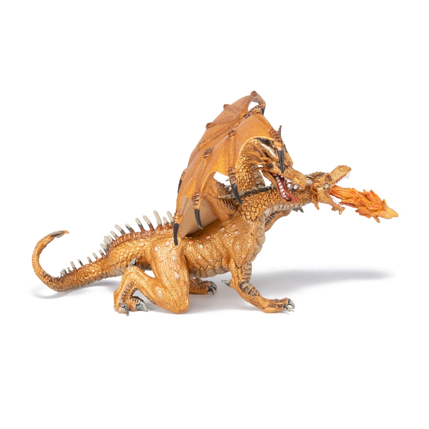 papo-fantasy-figurine-dragon-deux-t-tes-or image 6