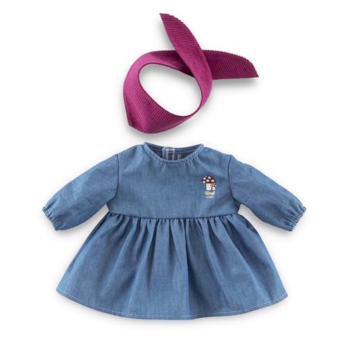 corolle-mon-grand-poupon-robe-jean-foulard-v-tement-poupon-36cm image 4