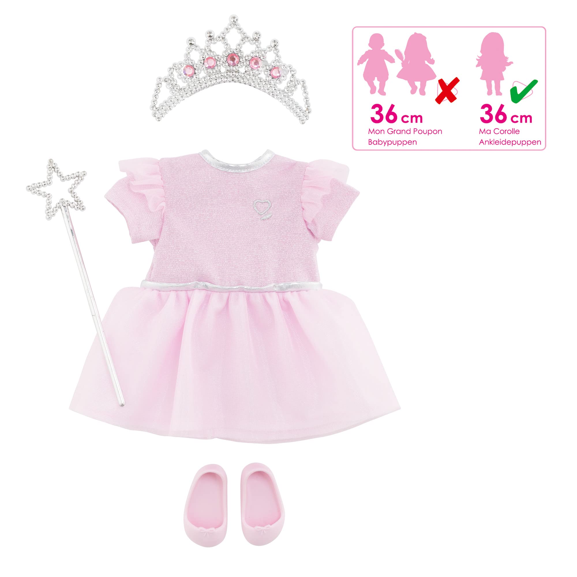 corolle-ma-corolle-coffret-princesse-v-tement-poup-e-36-cm-4-pi-ces image 5