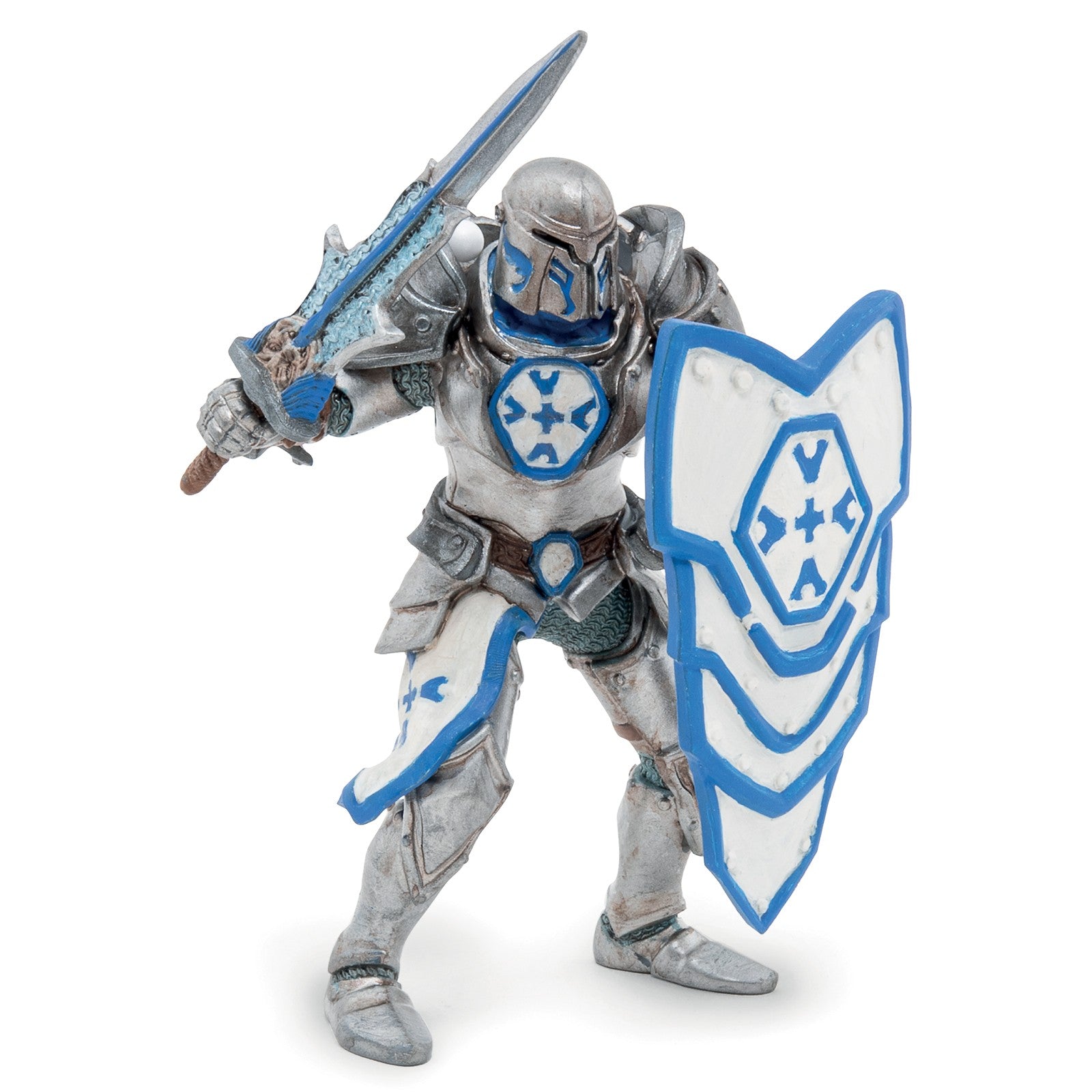 papo-fantasy-chevalier-d-argent-figurine-avec-p-e-et-bouclier image 1